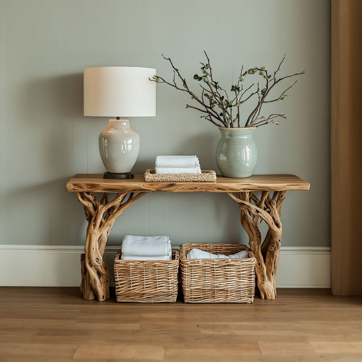 Live Edge Side Table Driftwood Table Console Table