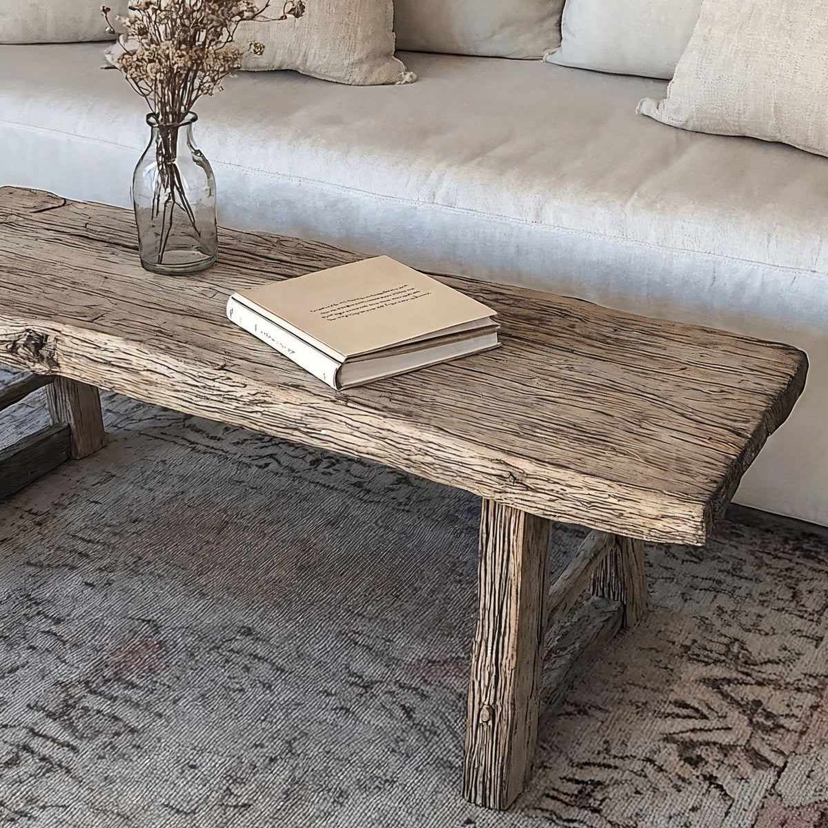 Coffee Table Handcrafted Decor