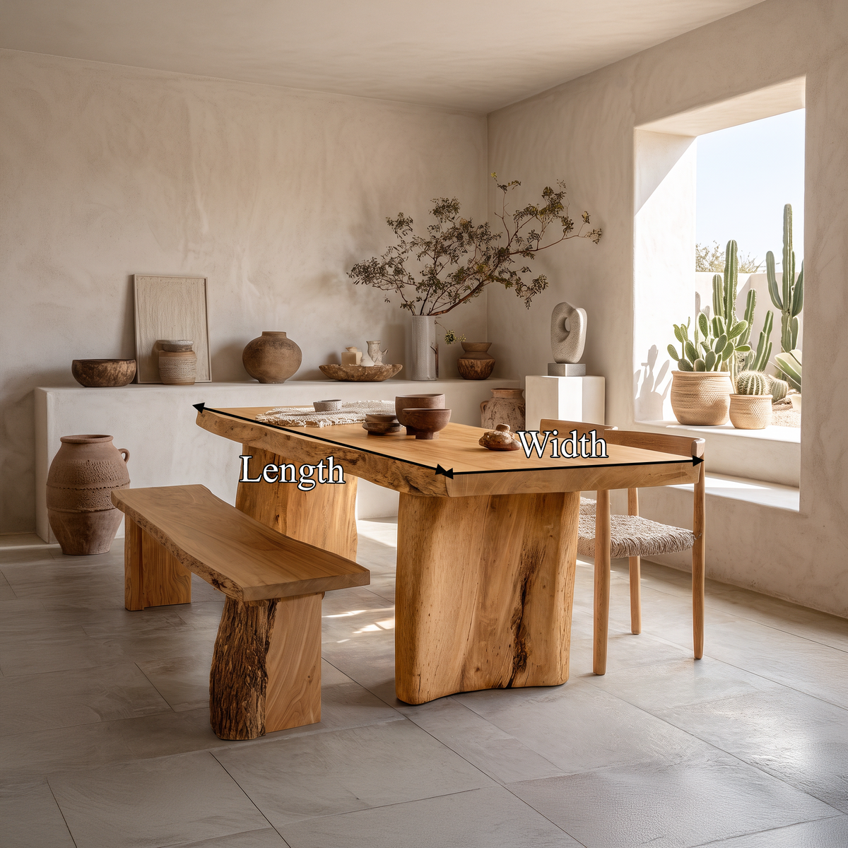Custom Dining Table Walnut Wood Farmhouse Gift