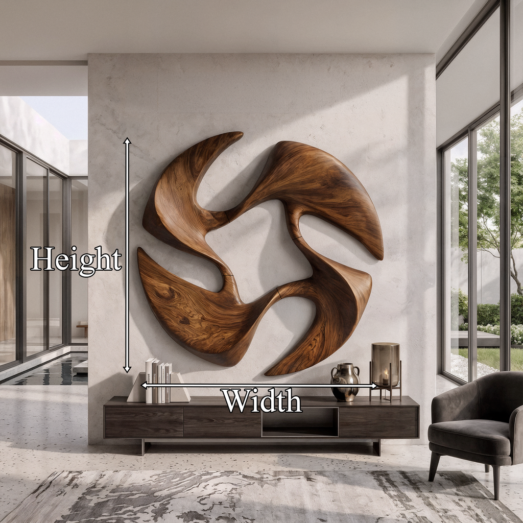 Mid Century Abstract Wall Art For Living Room And Bedroom