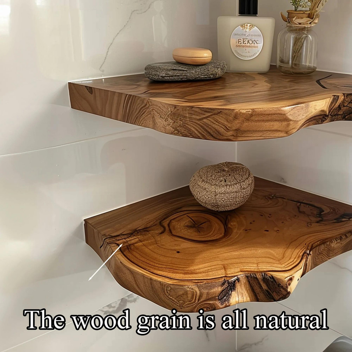 Floating Corner Wall Shelves