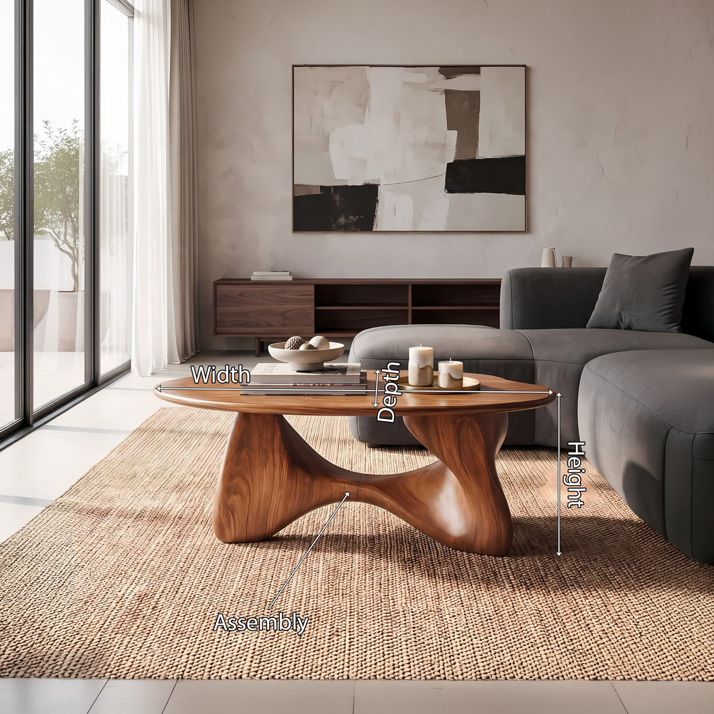 Farmhouse Low Table For Natural Home Furnishing