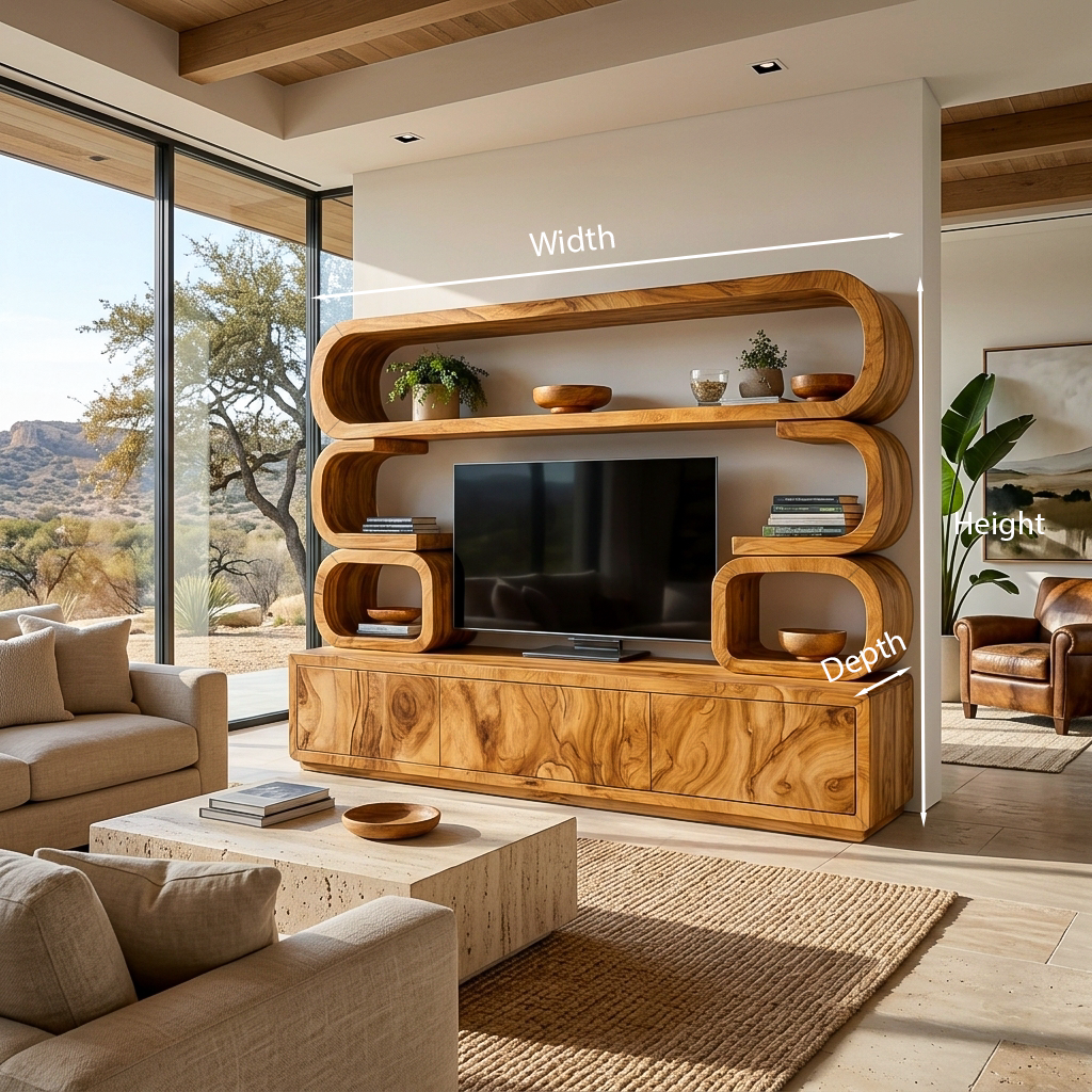 Contemporary Wooden TV Cabinet