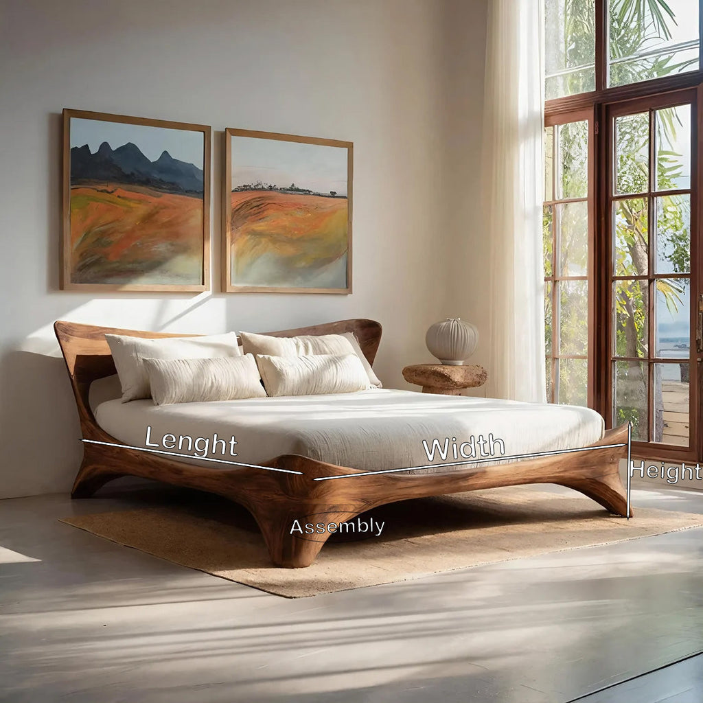 Organic Handcrafted Bed Frame