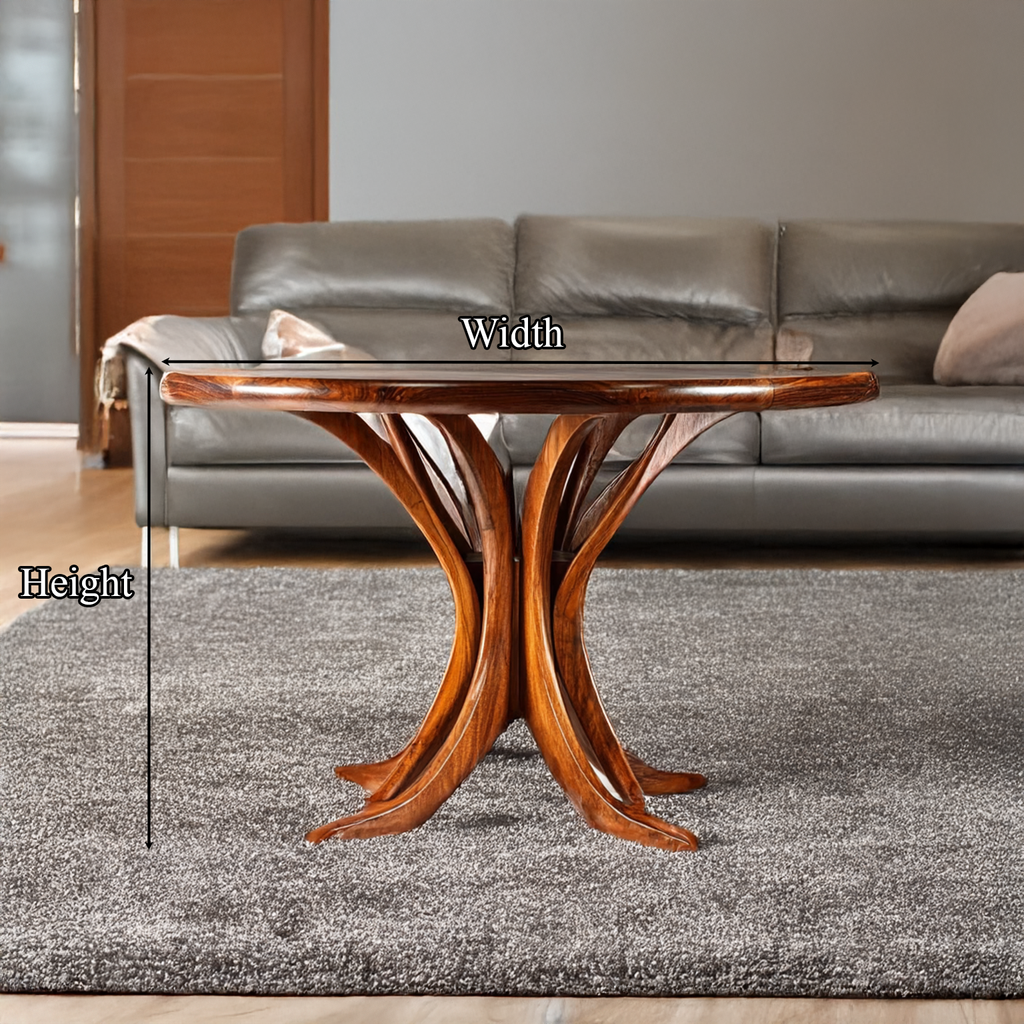 Live Edge Coffee Table Rustic Wood Home Decor Gift