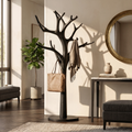 Tree Coat Stand, Rustic Driftwood Branch Coat Rack for Mudroom