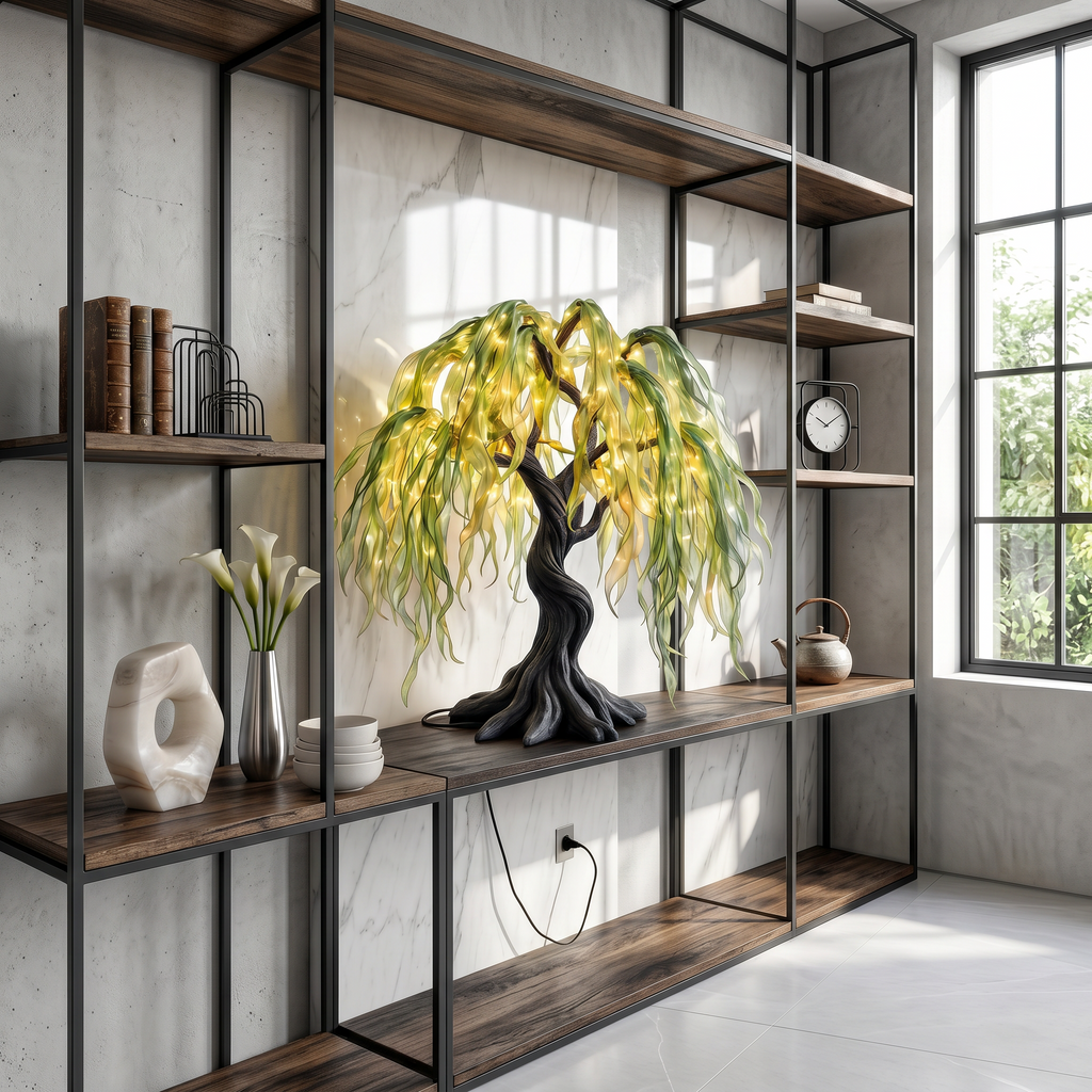 Coastal Decorative Tree Table Lamp For Bedroom