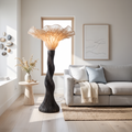 Contemporary Floor Lamp Artistic Mushroom Silhouette Lounge