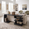 Contemporary Layered Shelf Console For Living Room