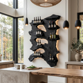 Farmhouse Wine Rack For Furniture Functional Decor