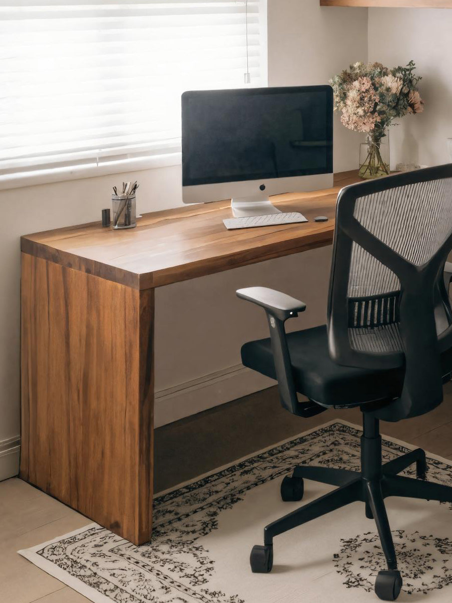 Contemporary L Shaped Desk With Drawers For Home Office
