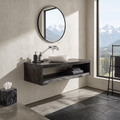 Contemporary Wood Bathroom Cabinet Tropical Villa