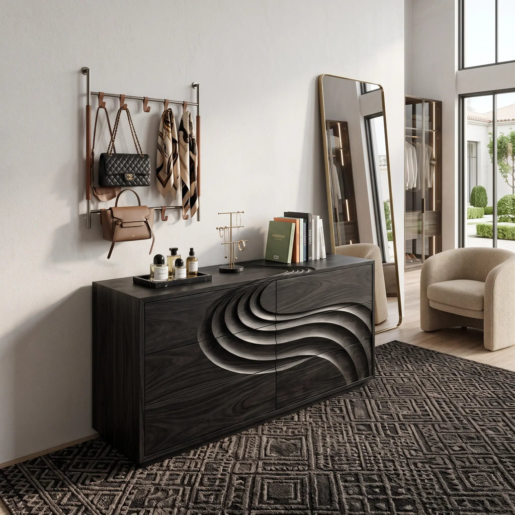 Contemporary Flow Dresser Drawer For Modern Bedroom