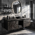 Contemporary Halloween Floating Bathroom Vanity Urban Loft