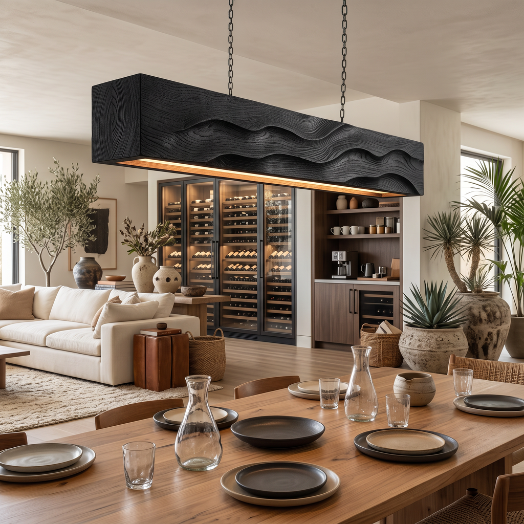 Elegant Dining Light Combining Modern Design For Kitchen