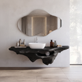 Farmhouse Bathroom Vanity, Solid Wood Sink Console for Remodels