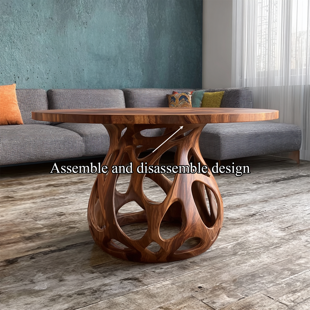 Coffee Table Solid Wood Rustic Style Gift