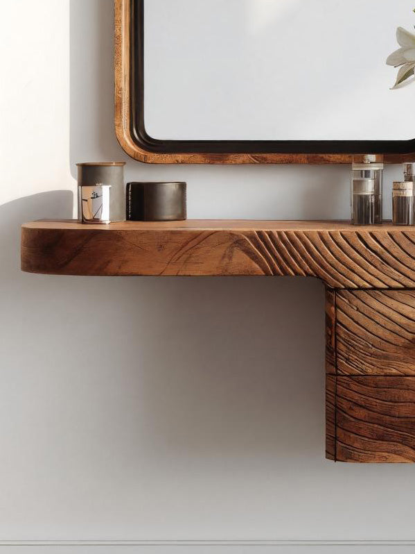 Artistic Floating Vanity Table For Bedroom