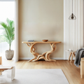 Farmhouse Console Table Solid Wood Handmade Gift