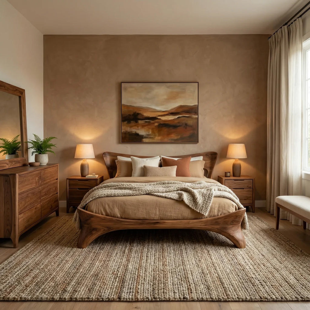 Organic Handcrafted Bed Frame