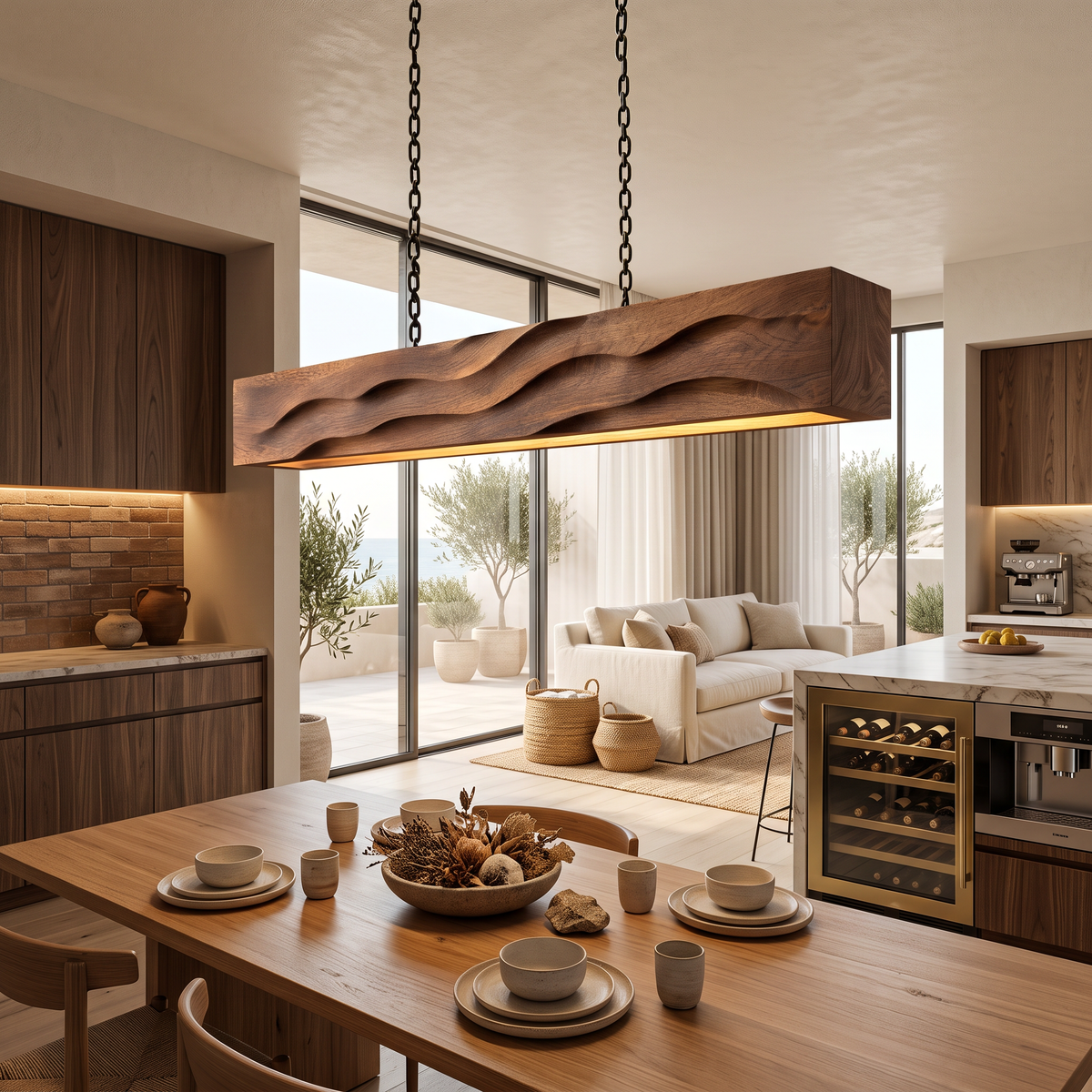 Elegant Dining Light Combining Modern Design For Kitchen