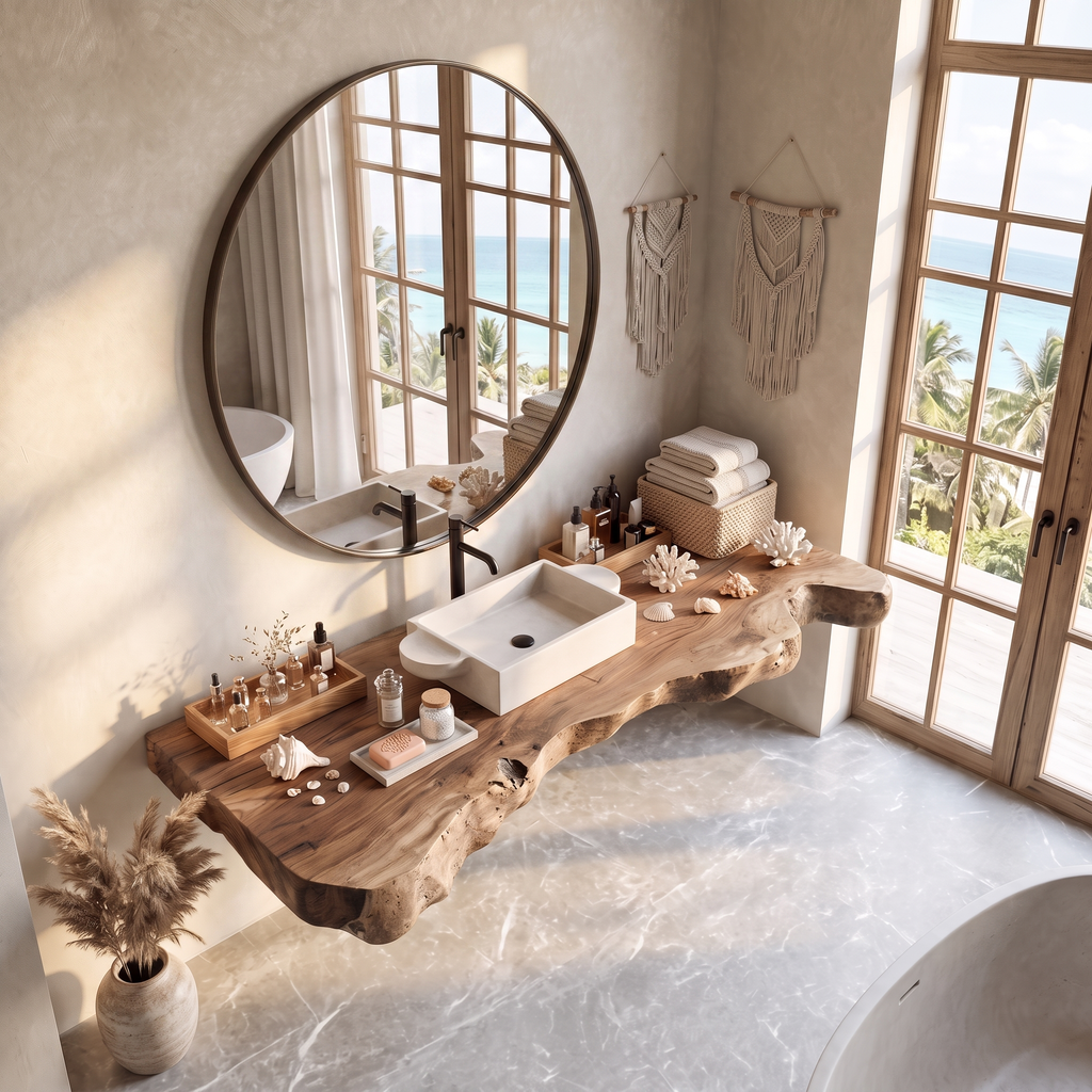 Farmhouse Style Vanity For Bathroom