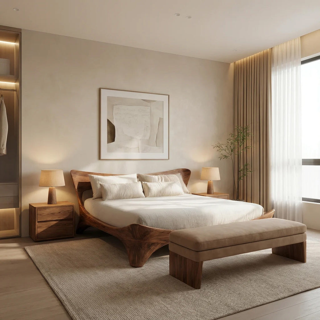 Organic Handcrafted Bed Frame