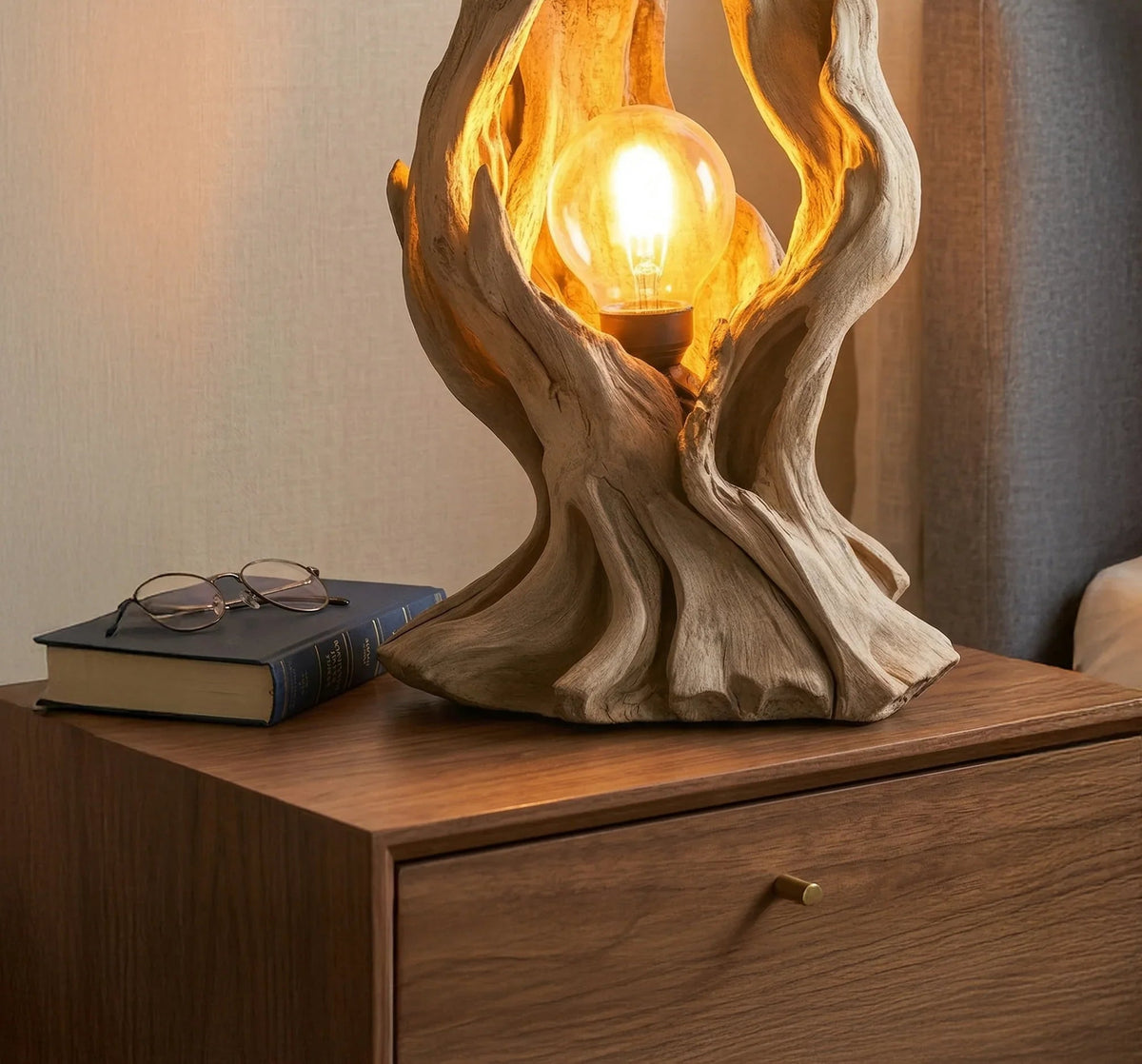 Tree Driftwood Table Lamp