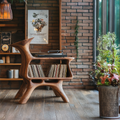 Handcrafted Vinyl Storage Unit For Livingroom Style
