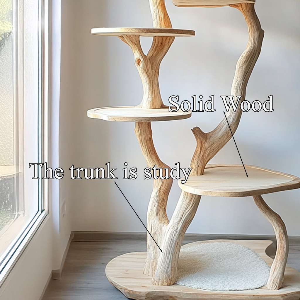 Handcrafted Cat Shelf Custom Cat Toy Shelf Solid Wood Decor Home Gift