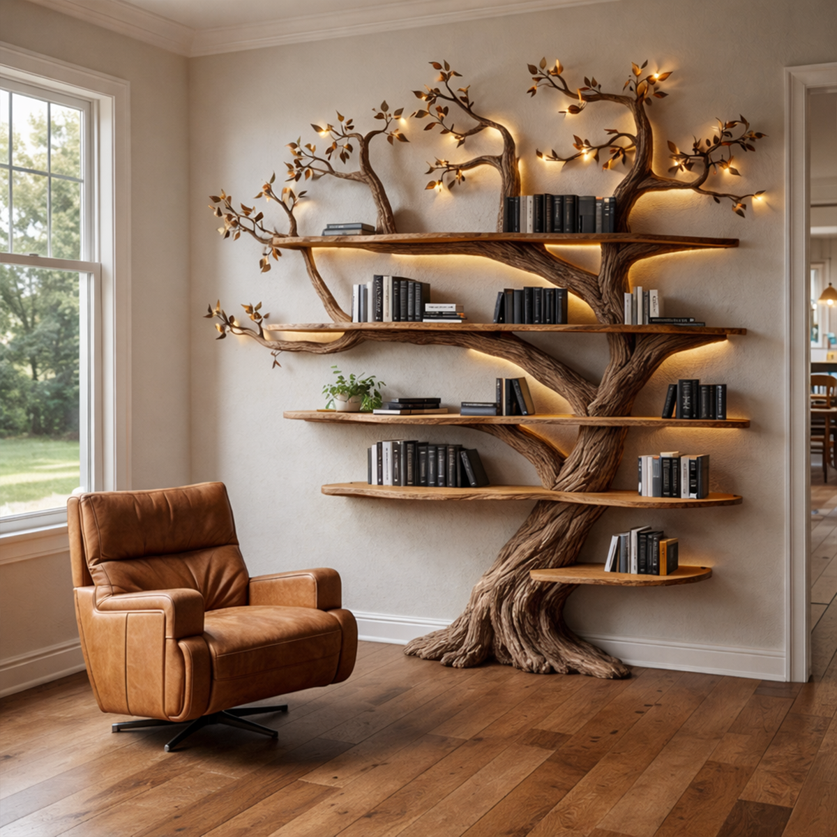 Handcrafted Living Room Interior Sculptural Wall Statement Design