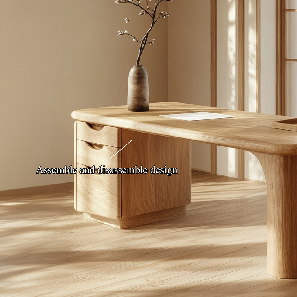 Japandi Organic Minimal Work Desk Home Office And Study Room