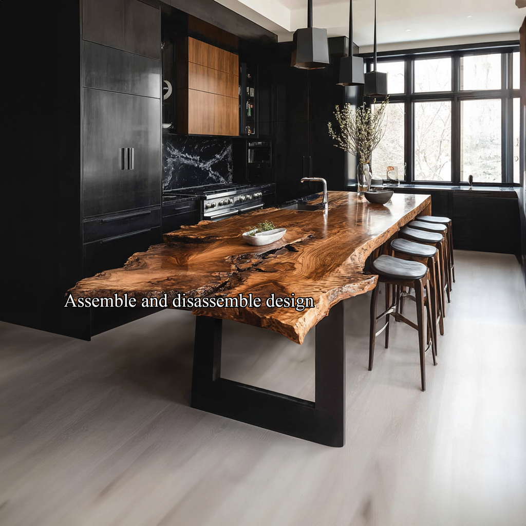 Dark Modern Kitchen Island Kitchen Or Chef Studio