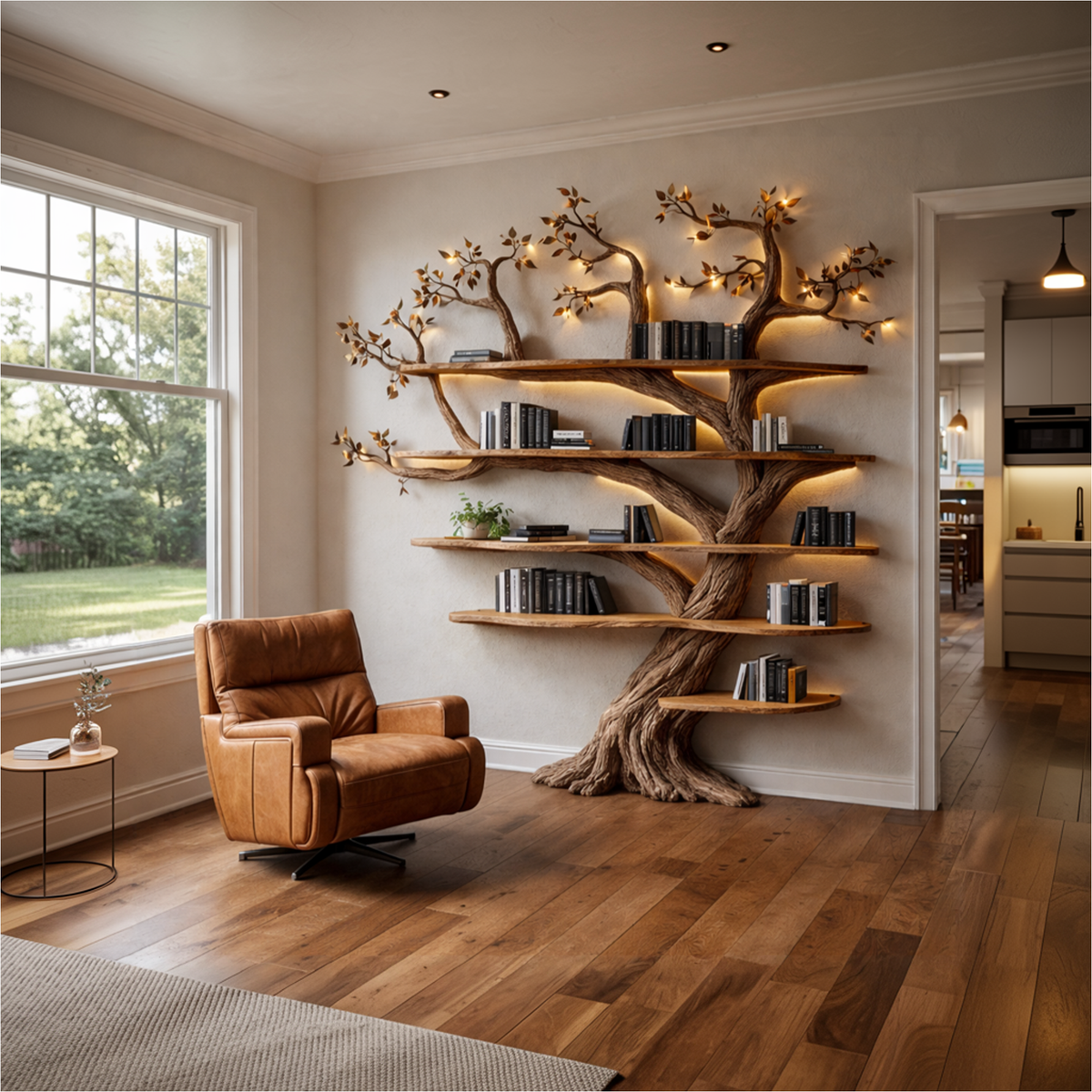 Handcrafted Living Room Interior Sculptural Wall Statement Design