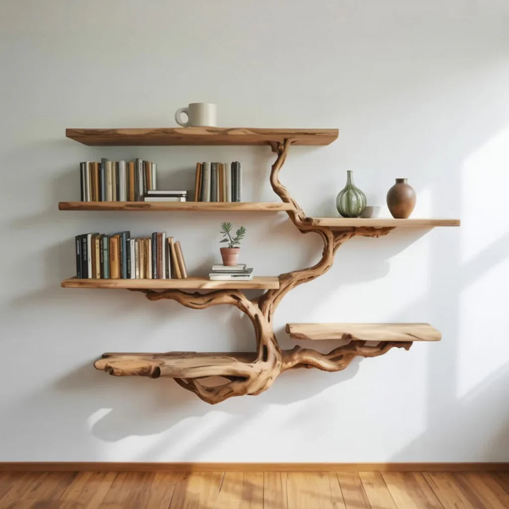 Tree Branch Floating Bookshelf