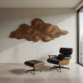 Artistic Wall Sculpture With Organic Wave Design For Living Room