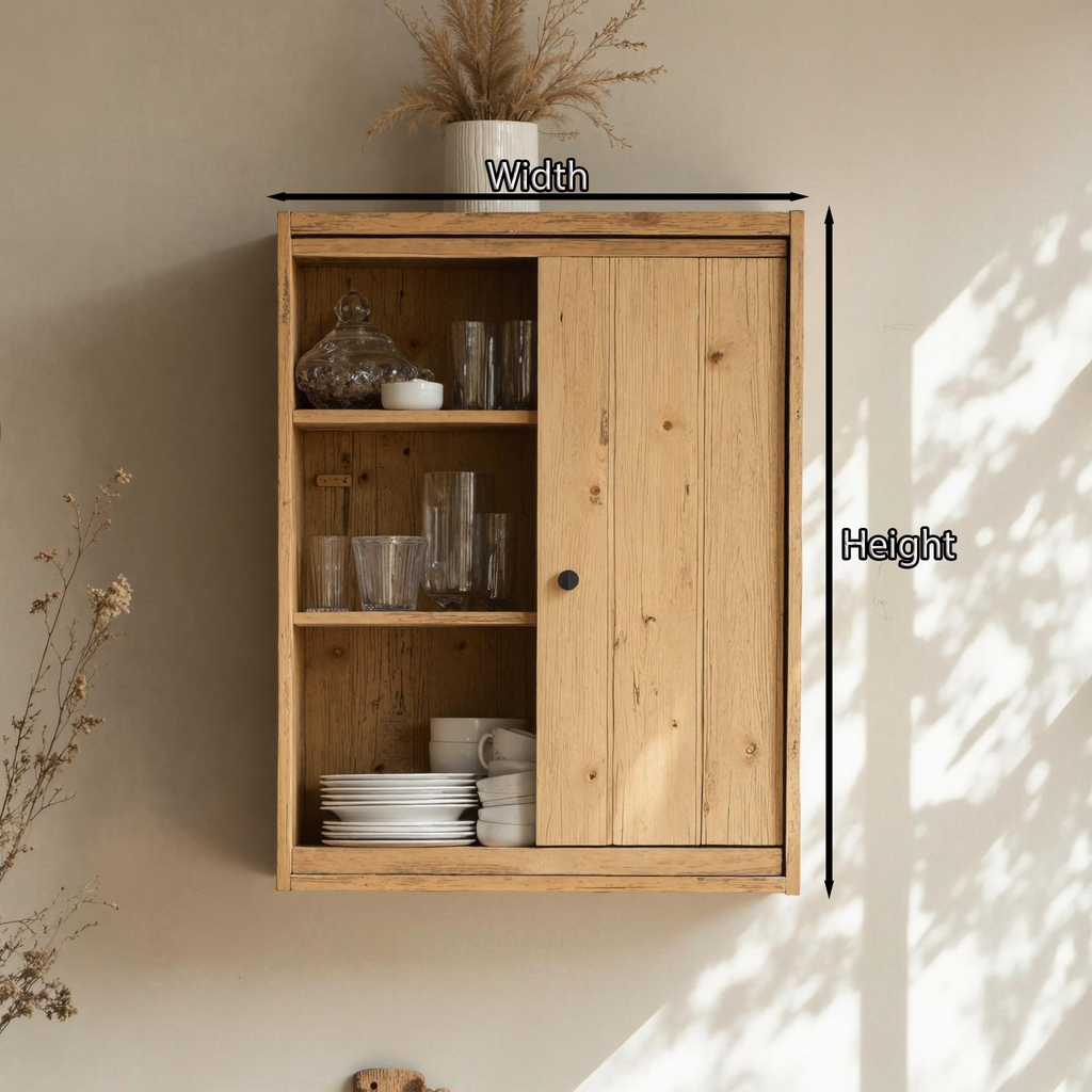 Farmhouse Wooden Kitchen Cabinet For Kitchen Design