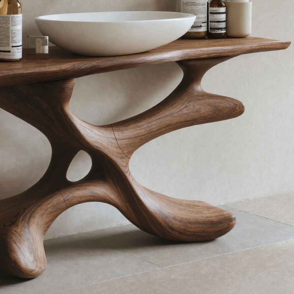 Handcrafted Bathroom Vanity For Furniture Decor Style