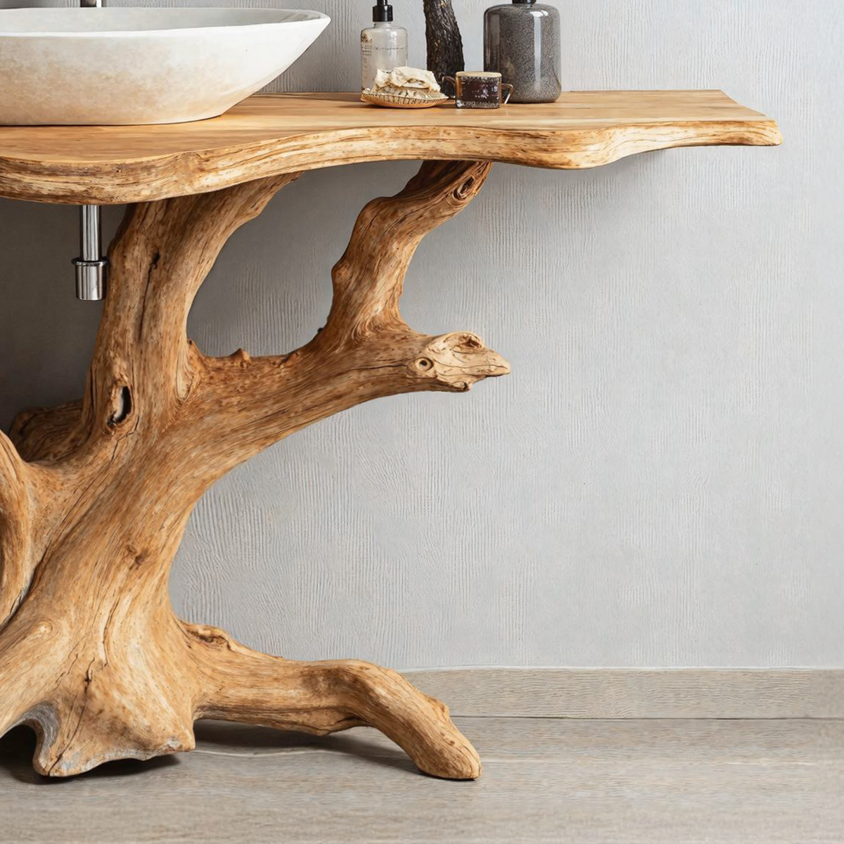 Custom Handcrafted Bathroom Vanity For Stylish Interiors