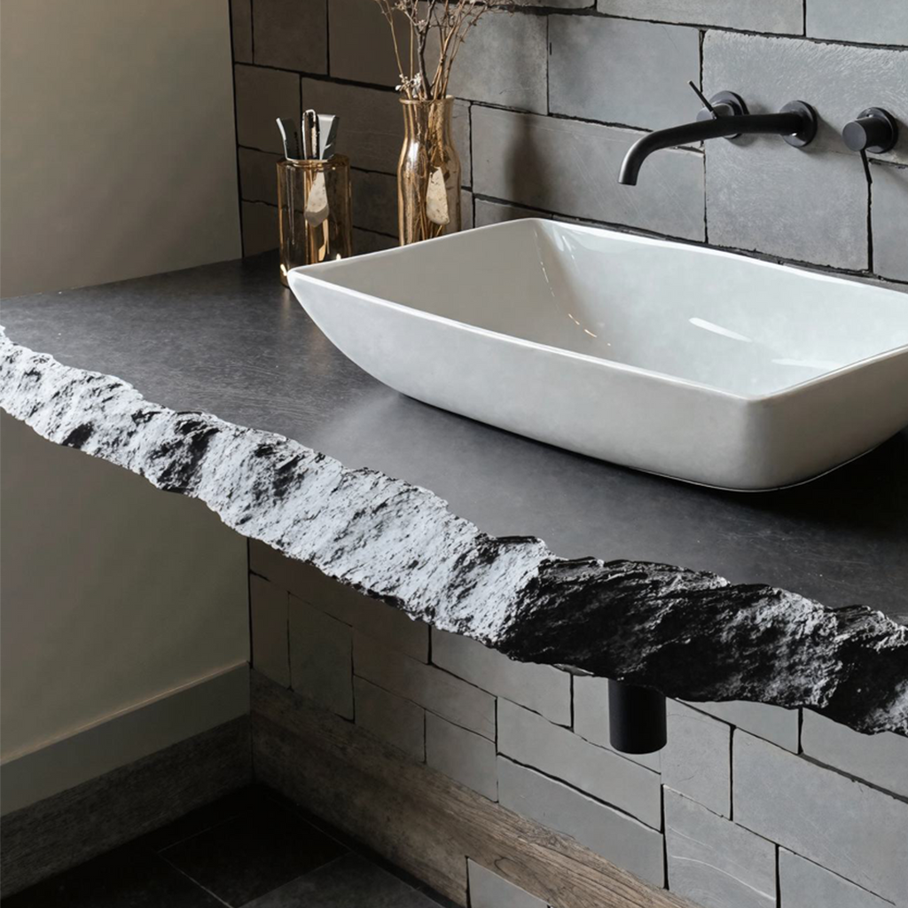 Live Edge Natural Bathroom Vanity