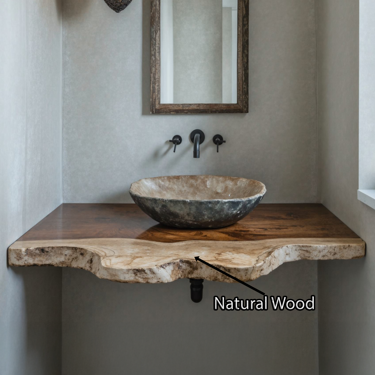 Elegant Rustic Bathroom Floating Shelves For Bathroom Organization