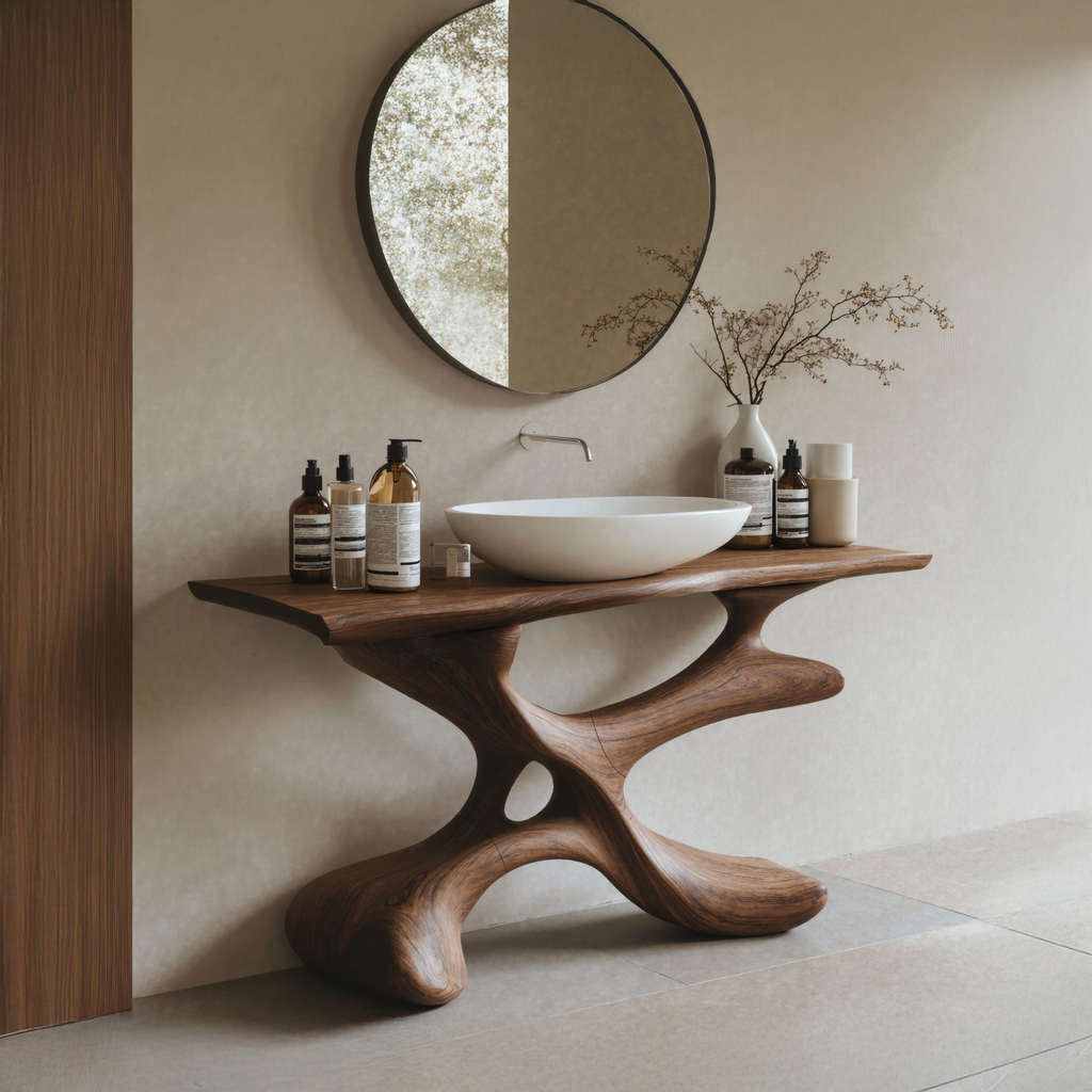 Handcrafted Bathroom Vanity For Furniture Decor Style