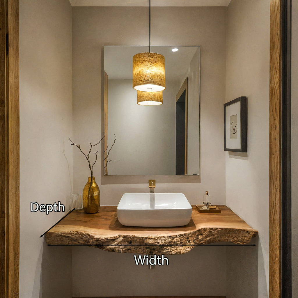 Handcrafted Wooden Vanity For Bathroom Furniture