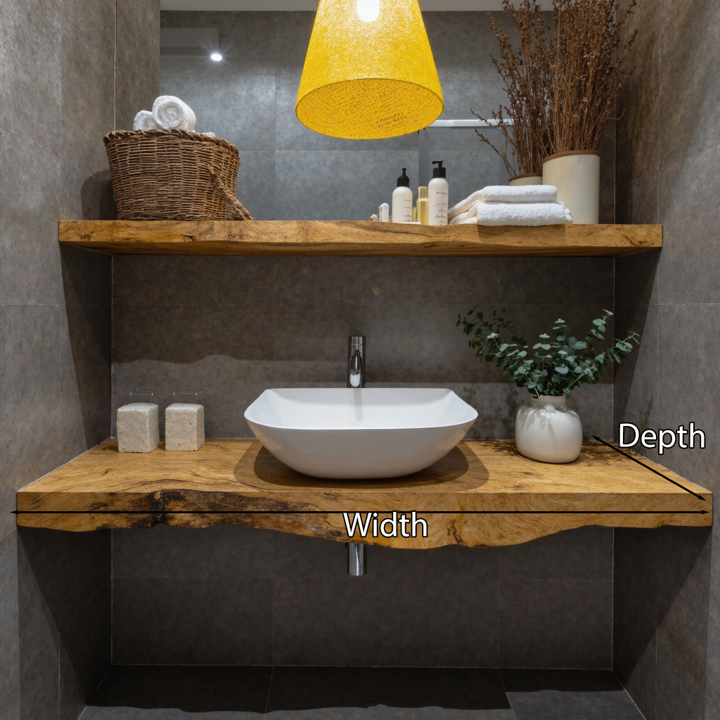 Farmhouse Solid Wood Vanity Classic Aesthetic