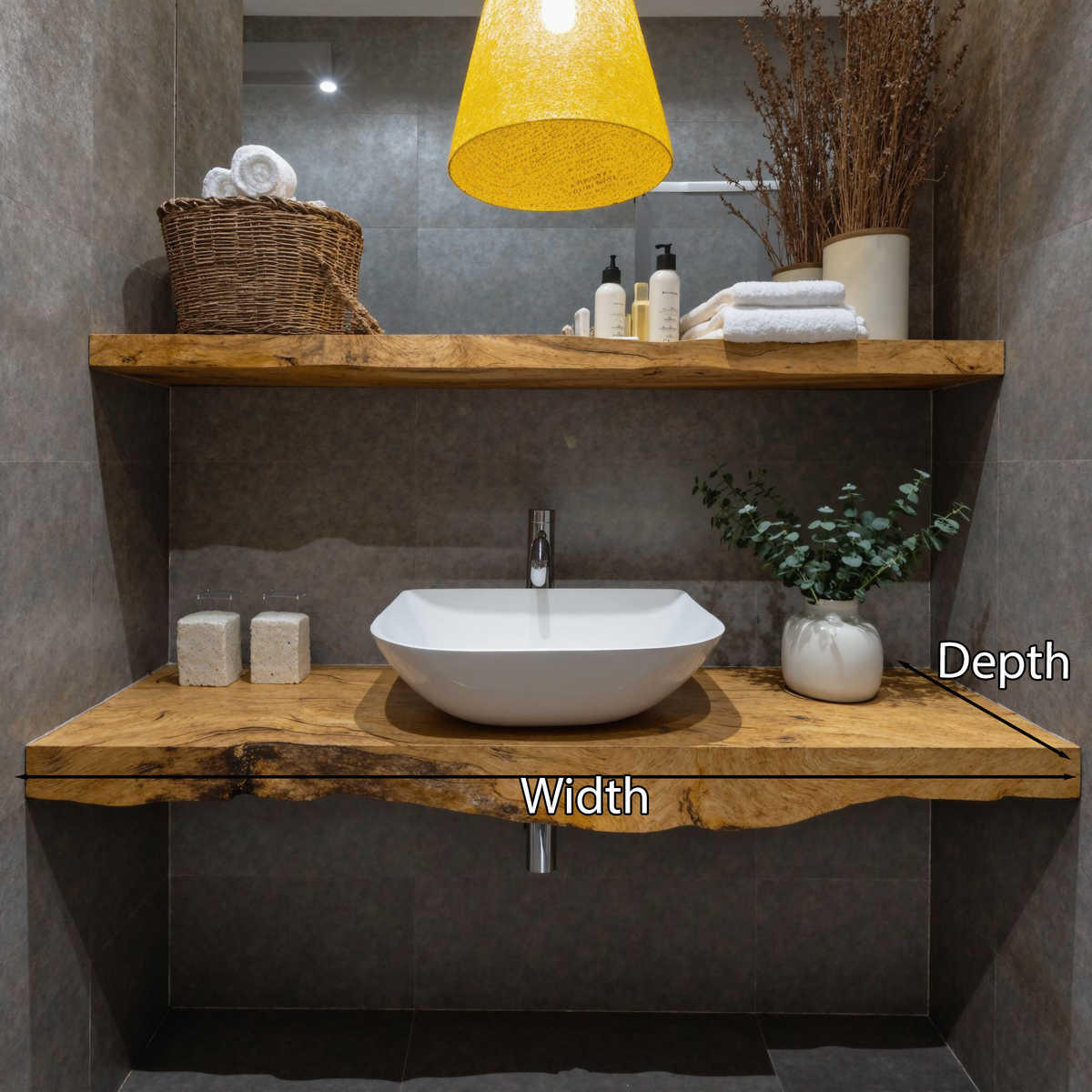 Farmhouse Solid Wood Vanity Classic Aesthetic