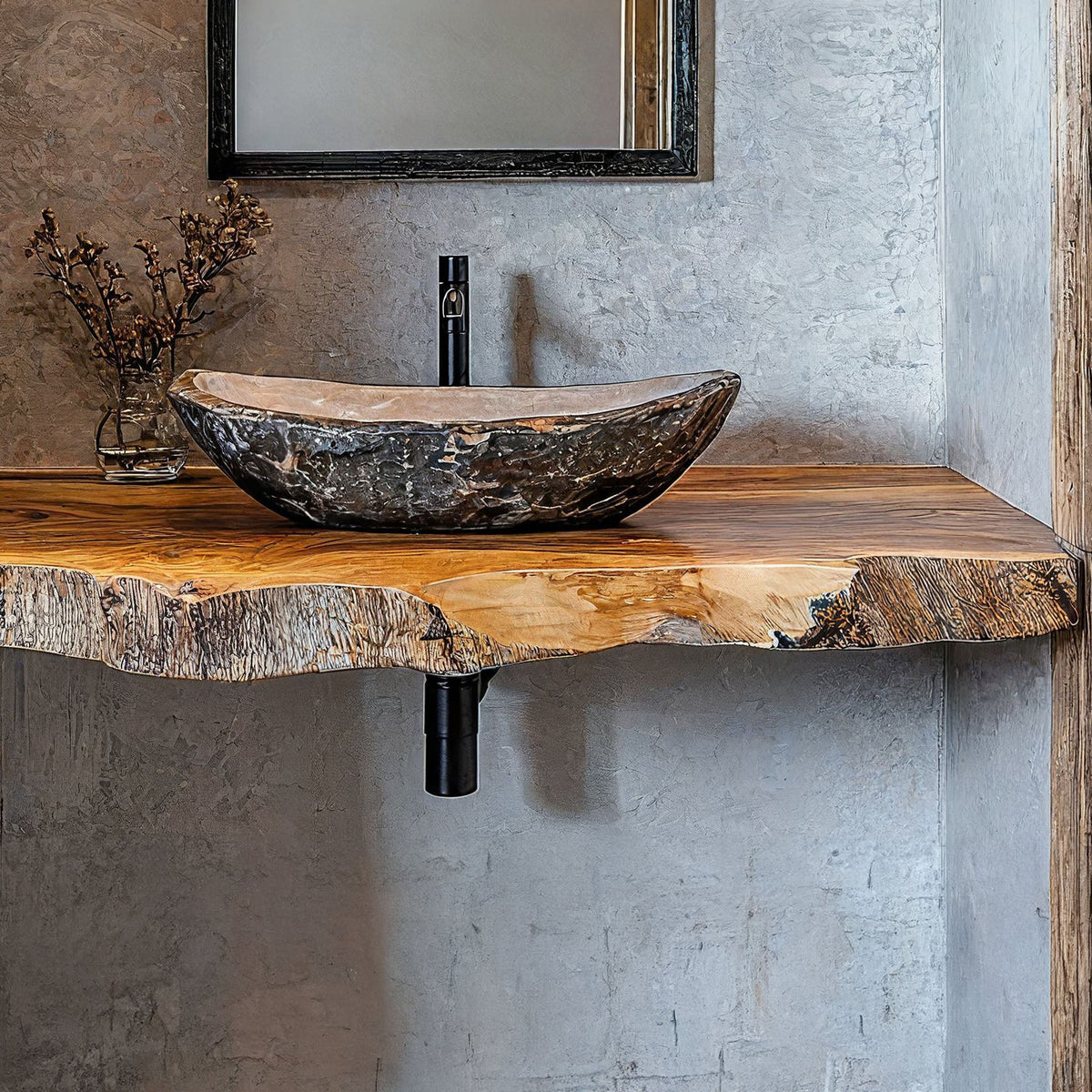 Farmhouse Wooden Vanity Bathroom Decor Ideas