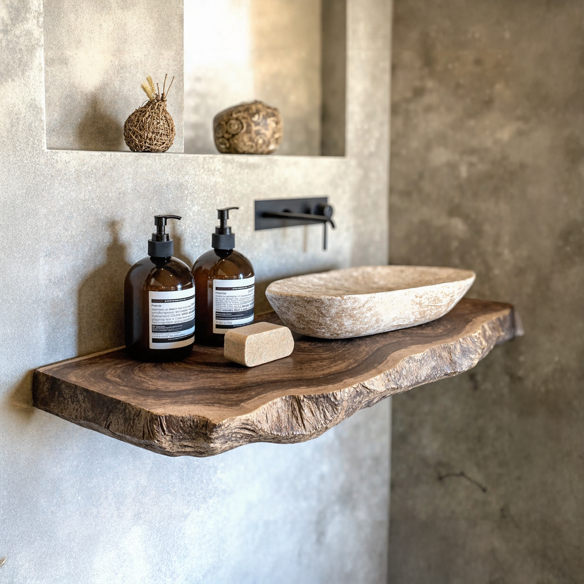 Live Edge Bathroom Vanity