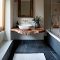 Farmhouse Solid Wood Vanity Rustic Bathroom