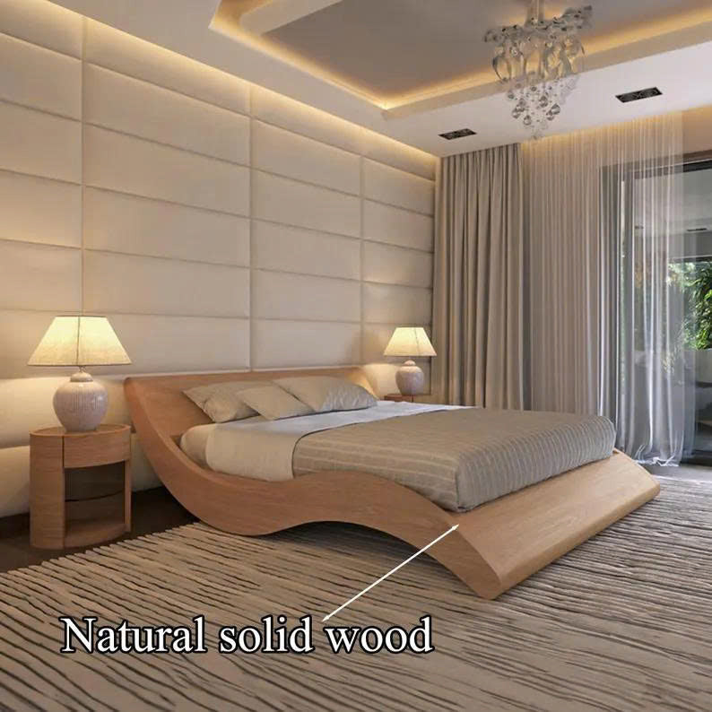 Cusom Wooden Bed Frame Handmade Home Decor Bed Room Gifts