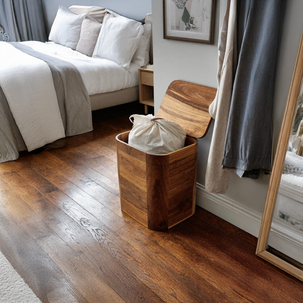 Farmhouse Solid Wood Box For Entryway And Home Decor